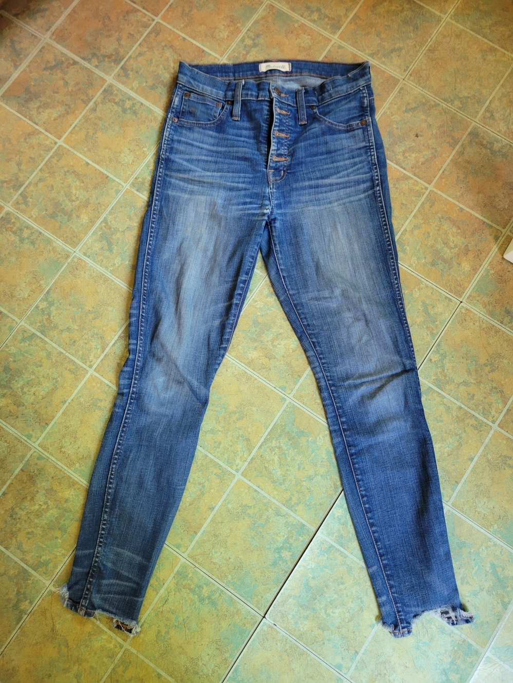 Madewell Skinny Jeans - Medium Blue Wash